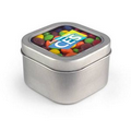 Square Window Tin - Chocolate Buttons (Full Color Digital)